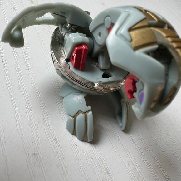 Bakugan B2 (NOT B1!) Haos Delta Dragonoid 650G Gray Heavy Metal Rare! - Picture 2 of 5